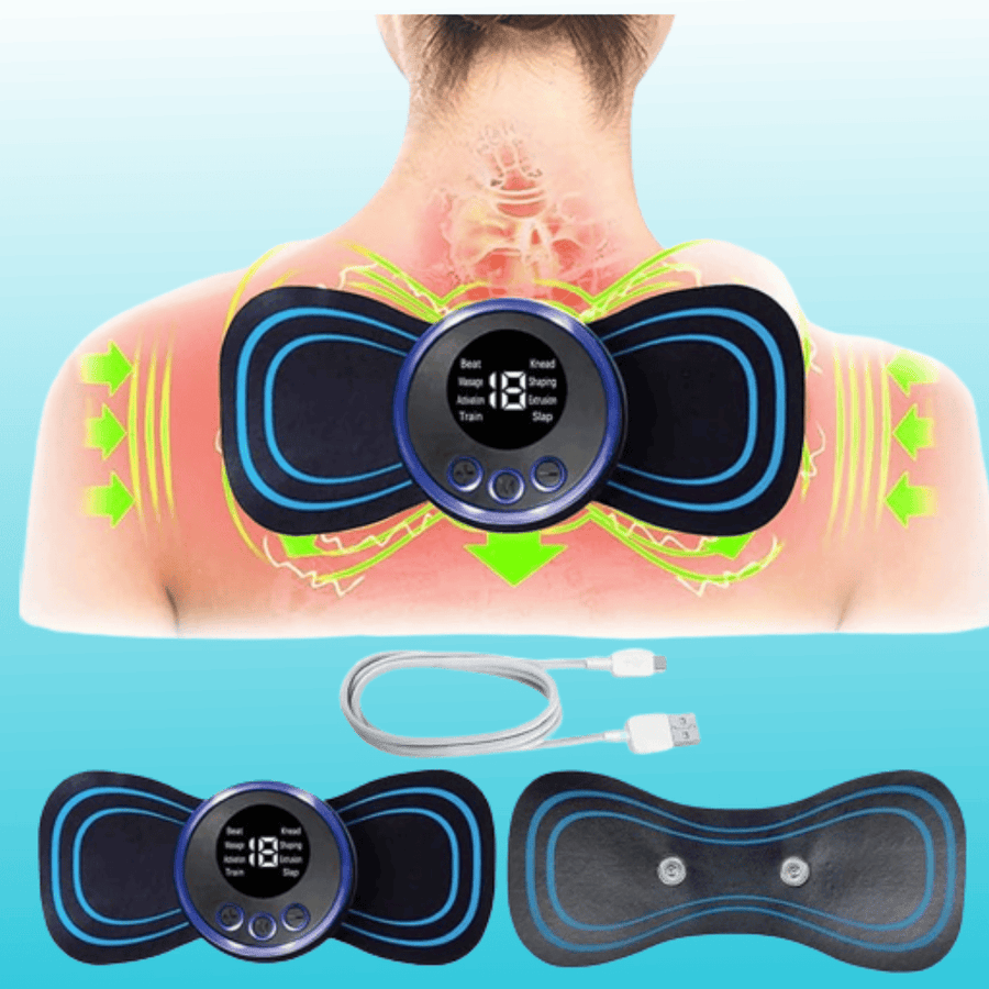 Butterfly Shape Targets Shoulders & Neck
