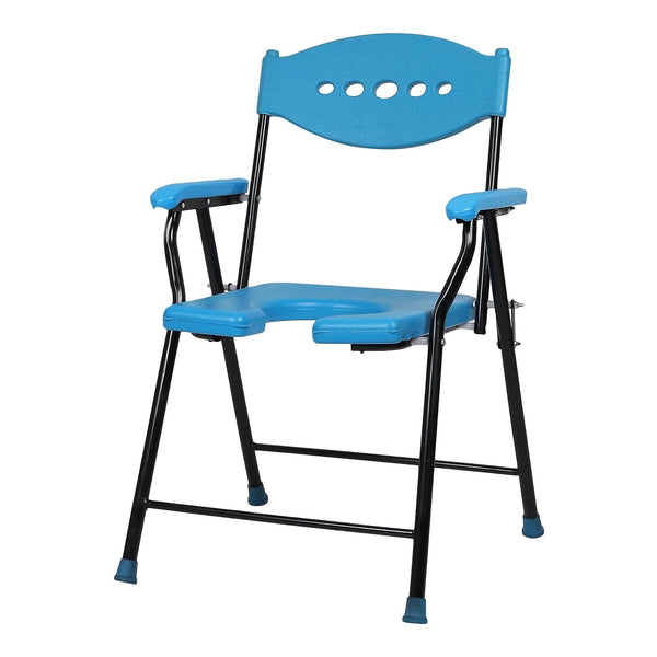 Folding Commode Chair With Bucket
