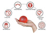Silicon gel Exercise Stress Relief Ball Hand Grip