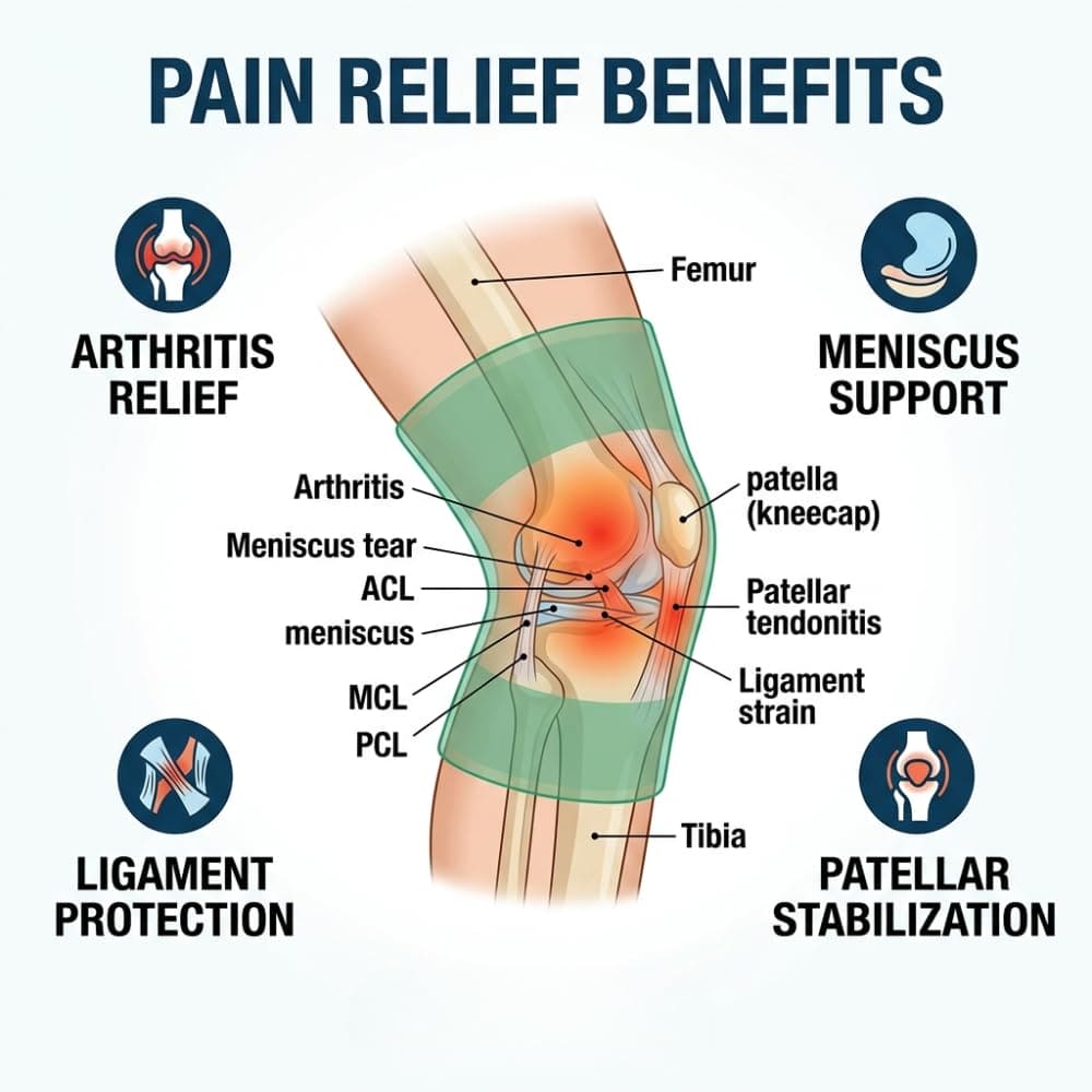 Knee Patella Adjustable Support