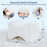 Memory Foam Knee Pillow for Side Sleepers