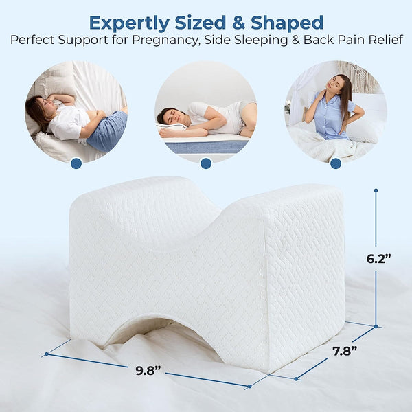 Memory Foam Knee Pillow for Side Sleepers