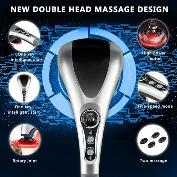 Double Hammerhead Heating Body Massager