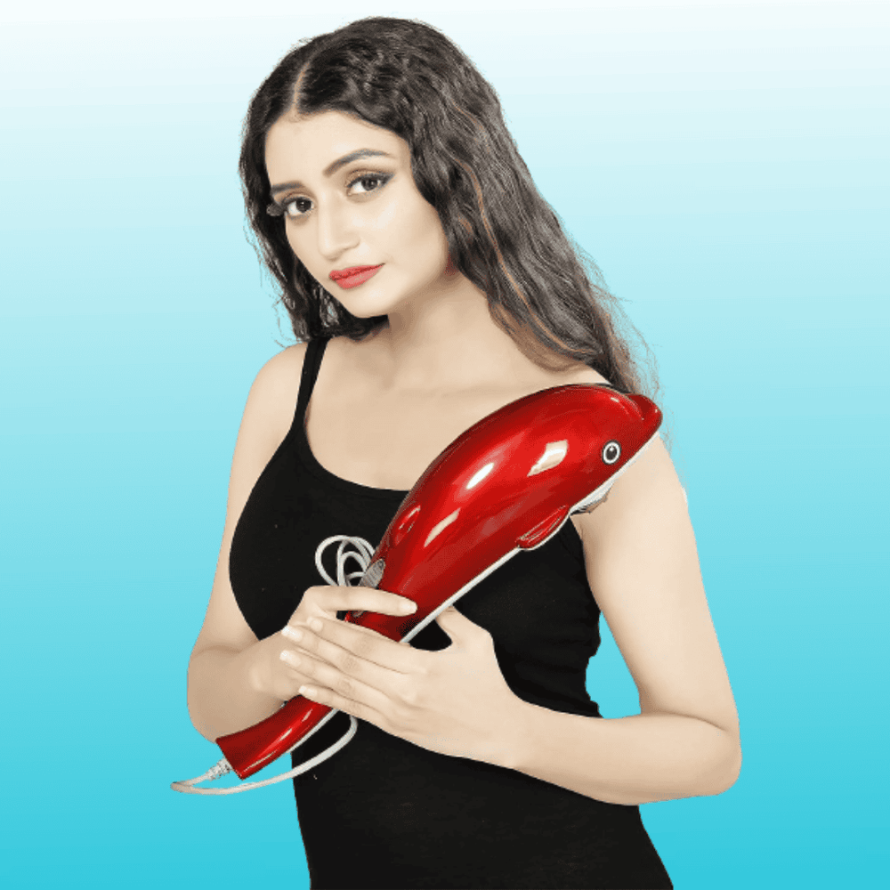 Electric Dolphin Handheld Massager with Vibration