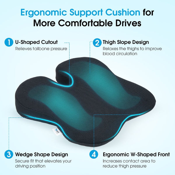 DEBIK Car Wedge Seat Cushion