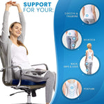 Coccyx Lower Back Support and Pain Relief Seat Cushion - DEBIK